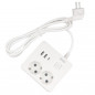 Удлинитель электрический Power Cube 2р с/з вык.,2USB-A, 1USB-Type-C, 3500W, 16А, 1.9 м, 3x1,0 (белый) PC-1-2M