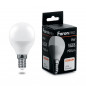 Лампа светодиодная Шар E14 _9W 220V 6400K Матовая G45 790Лм (45х90мм) Feron .PRO OSRAM LB-1409 38079