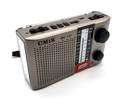 Радиоприёмник CMiK MK-147 / MK-146 (акк. 5C, Bluetooth, USB, microSD, AUX)