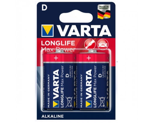 Батарейка LR20 Varta LONGLIFE MAX POWER (MAX TECH) Alkaline