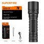 Фонарь ручной Аккум. Superfire S33-X (7W, заряд от USB, 3режима, акк. 18650, 800mAh, 150лм)
