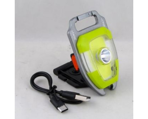 Фонарь универсальный COB (3000-6500K, красный LED, открывашка,аккум.,заряд от USB., прикуриватель, свисток,карабин,магнит, подставка) YT-2015/CВ-2209