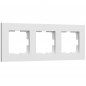 WERKEL Рамка Slab (Белый матовый) на 3 поста    W0032961